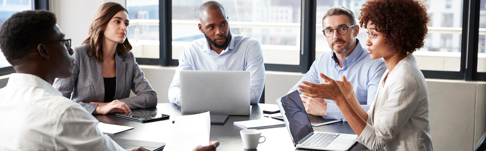 Business management programme in a professional learning setting